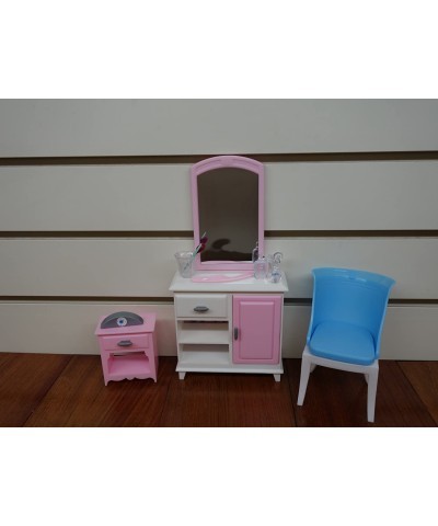 My Fancy Life Bed Room & Wardrobe Doll Furniture Play Set $48.73 Dollhouse Accessories