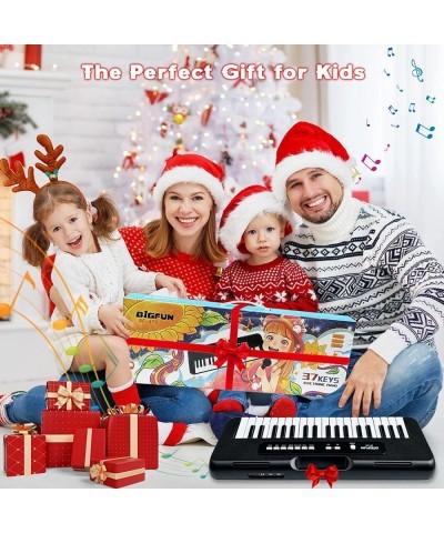 Kids Piano Keyboard 37 Keys Piano for Kids Musical Piano with Microphone Portable Learning Educational Christmas Birthday Gif...