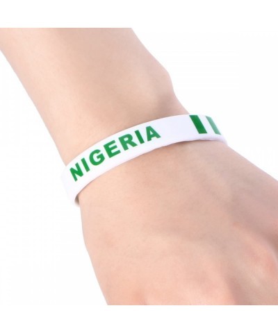 Inspirational Silicone Wristband Rubber Bracelet Fashion Sports Bracelet Unisex Teen Adult Pack of 6 (Nigeria) $16.67 Kids' D...