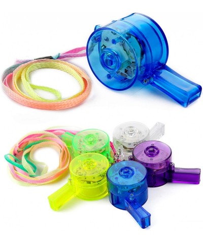 15Pcs Glow in the Dark Party Favors Supplies 5 Light up Round Whistles 5 Flashing Pacifier and 5 Glowing Mouthpieces for Kids...