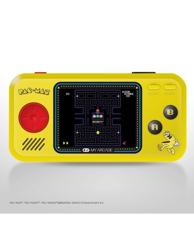 My Arcade Pocket Player Handheld Game Console: 3 Built In Games Pac-Man Pac-Panic Pac-Mania Collectible Full Color Display Sp...