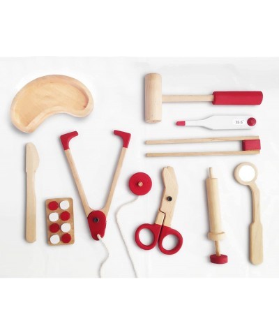 Wooden Doctor Kit for Kids Pretend Doctor Kit for Kids Medical Kit for Toddler Pretend and Play Tools (10 PC Set) $84.88 Toy ...