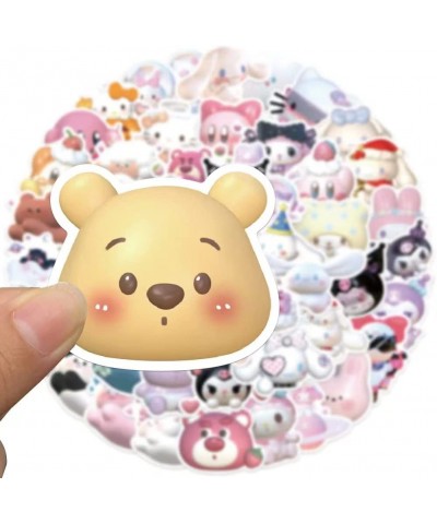 3D Kawaii Stickers 50Pcs Cartoon Stickers Cute Japanese Anime Sticker for Kids Teens Girls Adults $14.77 Kids' Stickers