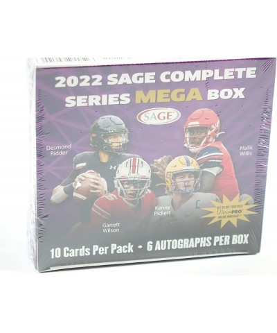 2022 Sage Football Complete Series Mega Box - 6 Autographs Per Box $99.29 Trading Cards & Accessories