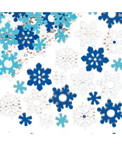 EX5442 Felt Snowflake Stickers - Pack of 78 for Kids' Crafts and Art Projects Cards Party Bags and Ornaments $16.46 Kids' Sti...