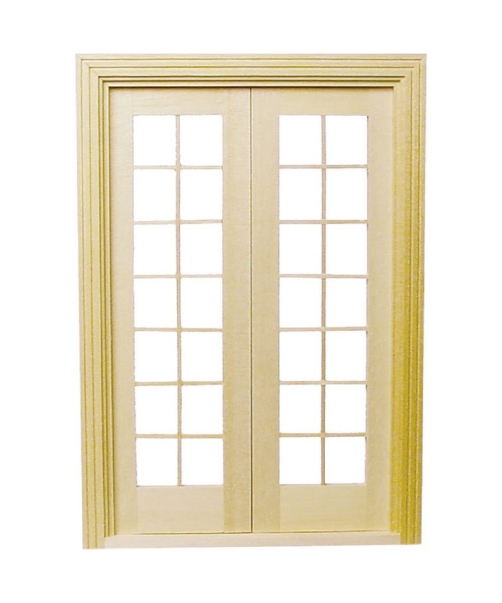 Dollhouse Miniature 1/2" Scale Classic French Doors $38.92 Dollhouse Accessories