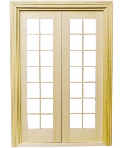 Dollhouse Miniature 1/2" Scale Classic French Doors $38.92 Dollhouse Accessories