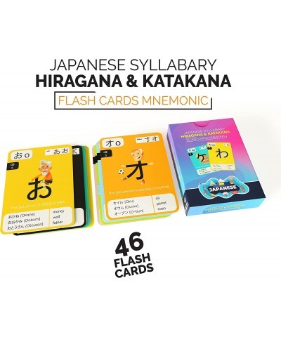 Japanese Hiragana & Katakana Mnemonic Flash Cards – Text & Audio Pronunciation - Educational Language Learning Resource for M...