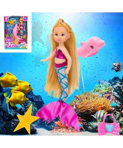 Mermaid Princess Doll with Dolphin Play Gift Set | Little Mermaid Toys with Accessories and Doll Clothes for Little Girls $33...