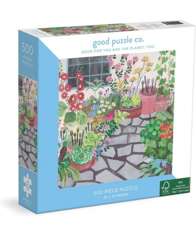 Garden 500 Piece Jigsaw Puzzle from Good Puzzle Co. - Beautiful Puzzles That Give Back to You and The Planet 100% Recycled FS...