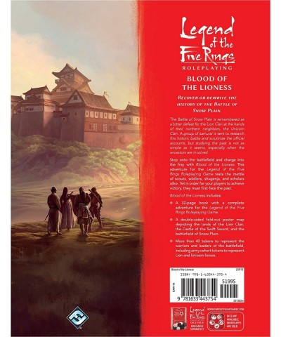 Legend of The Five Rings Roleplaying Game Blood of The Lioness Expansion | Adventure Strategy Game for Adults and Teens | Age...