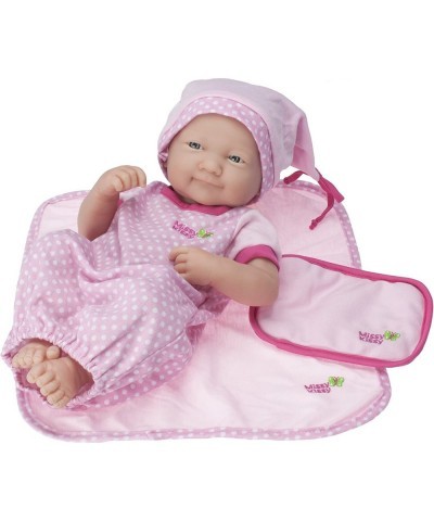 Baby Doll Washable and Reusable Eco Diapers 4 Pack Fits Dolls 14 to 18 inch in Pink/White/Grey $28.48 Doll Accessories