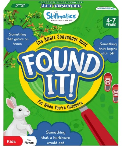 Found It - Indoor + Outdoor Edition Bundle | Super Fun & Smart Scavenger Hunt | Gifts for Ages 4-7 $44.29 Board Games