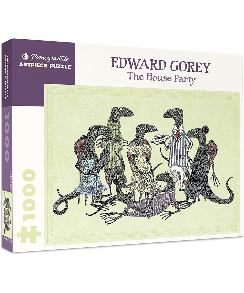 Edward Gorey: The House Party 1000-Piece Jigsaw Puzzle $42.72 Jigsaw Puzzles