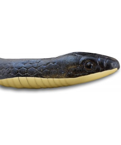 Simon The Snake - Realistic Rubber Fake Snake Toy- Hilarious Prank That Will Scare Your Friends & Family - Black Play Plastic...