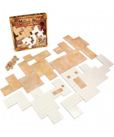 The Master's Atlas Grid Tiles|Reversible Dry Wet Erase Battle Map|RPG Tabletop Grid| All Maps - 88 Tiles & 248 Tokens $99.45 ...