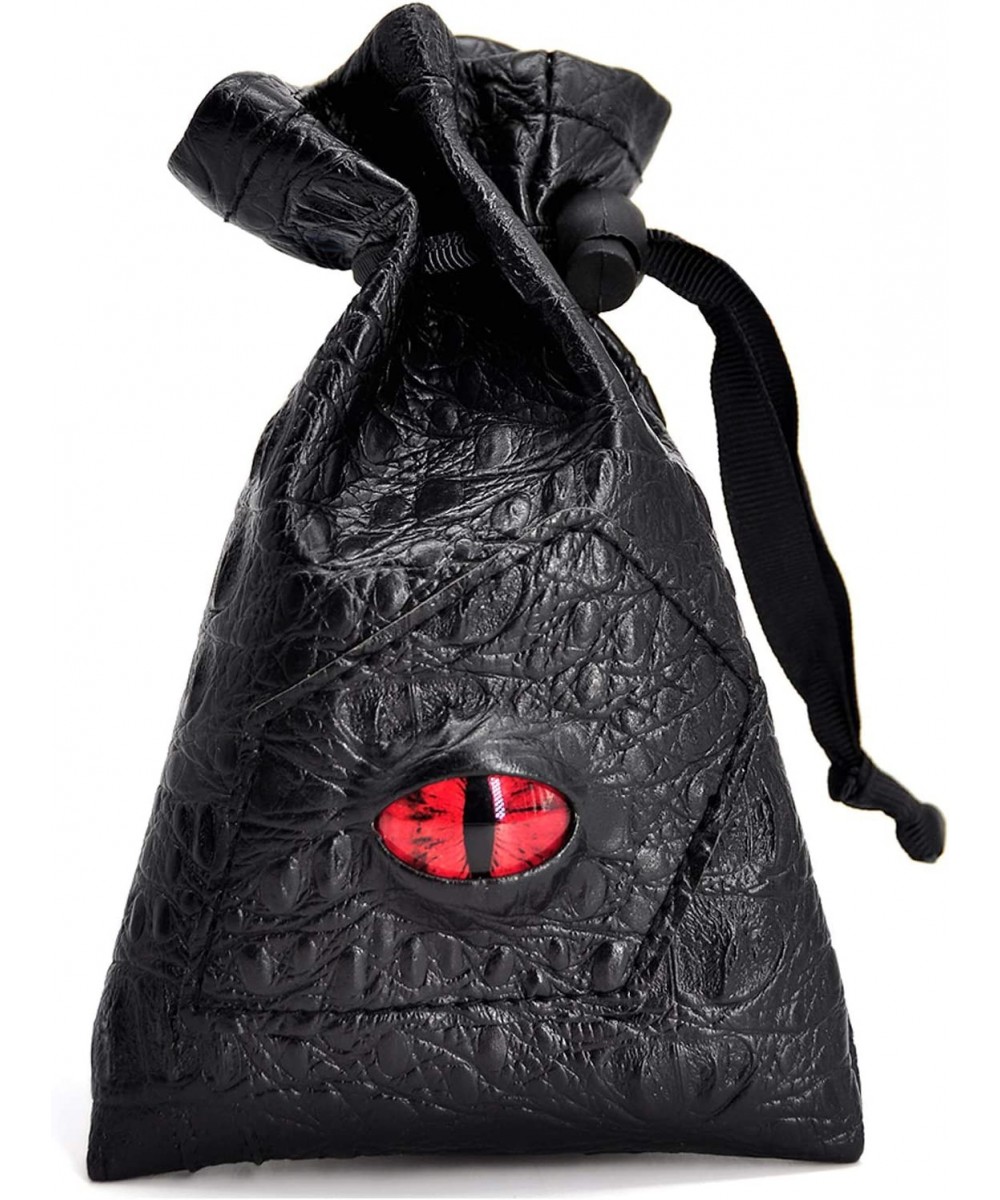 Drawstring Bag PU Leather Dice Pouch Perfect for RPG D&D Game $21.00 Game Accessories