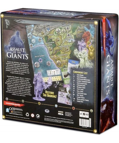 Dungeons & Dragons Assault of The Giants Board Game - Standard Edition | WizKids $107.44 Board Games