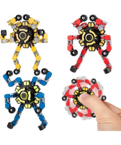 Funny Fidget Spinner Toy Transformable Fingertip Spinners Gyro Toys for Kids Sensory Fidget Toys Pack Toys Transformable Robo...