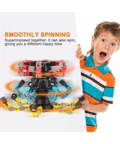 Funny Fidget Spinner Toy Transformable Fingertip Spinners Gyro Toys for Kids Sensory Fidget Toys Pack Toys Transformable Robo...