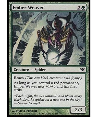 Magic: the Gathering - Ember Weaver - Conflux - Foil $11.38 Card Games