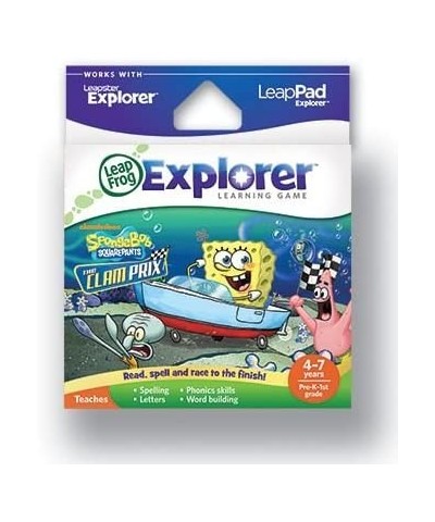 Leapfrog Explorer Spongebob Squarepants The Clam Prix Game $65.69 Electronic Learning & Education Toys