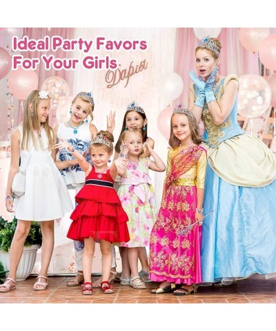 Princess Dress Up Pretend Play Princess Jewelry Toy Princess Accessories Real Makeup Toys for Kids Makeup Kit for Girls Toys ...