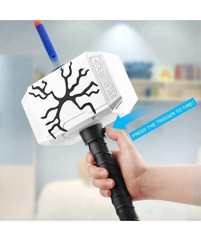 Thor Battle Hammer Toys for 5 6 7 8+ Year Old Boys - Kids Roleplay Toy Electronic Mjolnir Hammer with Light - Idea Gift for B...