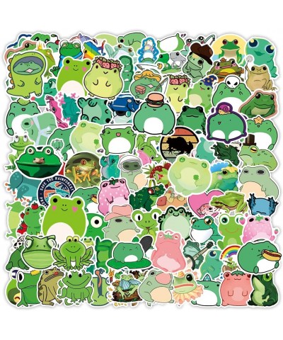 100PCS Frog Stickers Cute Animal Stickers Waterproof Vinyl Stickers for Kids Girls Teens and Adults Decal Decor for Water Bot...