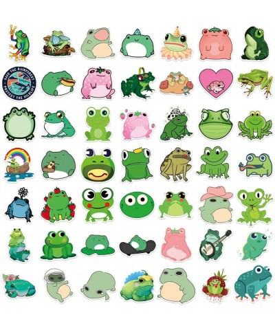 100PCS Frog Stickers Cute Animal Stickers Waterproof Vinyl Stickers for Kids Girls Teens and Adults Decal Decor for Water Bot...