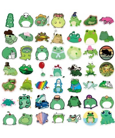 100PCS Frog Stickers Cute Animal Stickers Waterproof Vinyl Stickers for Kids Girls Teens and Adults Decal Decor for Water Bot...