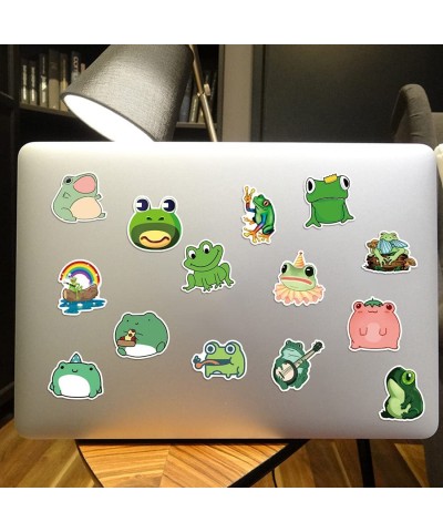 100PCS Frog Stickers Cute Animal Stickers Waterproof Vinyl Stickers for Kids Girls Teens and Adults Decal Decor for Water Bot...