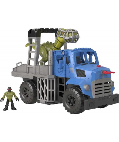 Fisher-Price Imaginext Jurassic World Dominion Break Out Dino Hauler T. Rex Dinosaur and Vehicle Set for Preschool Kids Ages ...