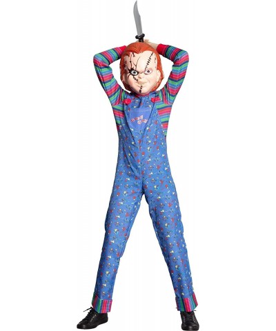 Chucky Halloween Costume for Boys Child’s Play Medium (8-10) with Jumpsuit and Mask $50.24 Kids' Costumes