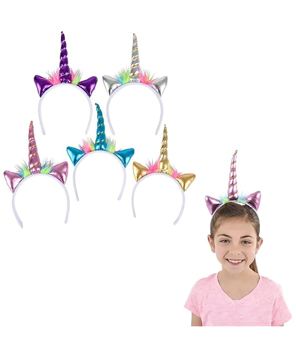 Metallic Unicorn Headband Unicorn Design Costume Accessory Party Favor $16.25 Kids' Party Favor Sets