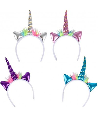 Metallic Unicorn Headband Unicorn Design Costume Accessory Party Favor $16.25 Kids' Party Favor Sets