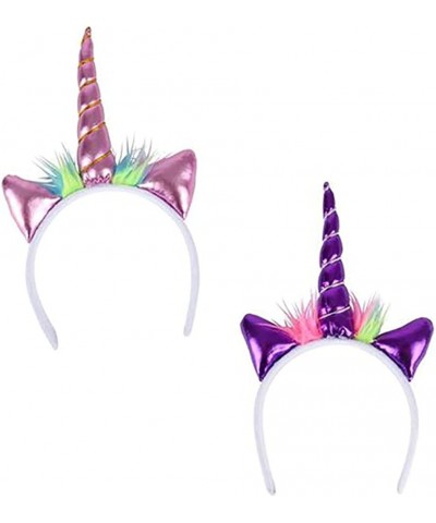 Metallic Unicorn Headband Unicorn Design Costume Accessory Party Favor $16.25 Kids' Party Favor Sets