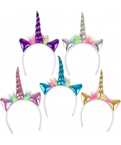 Metallic Unicorn Headband Unicorn Design Costume Accessory Party Favor $16.25 Kids' Party Favor Sets