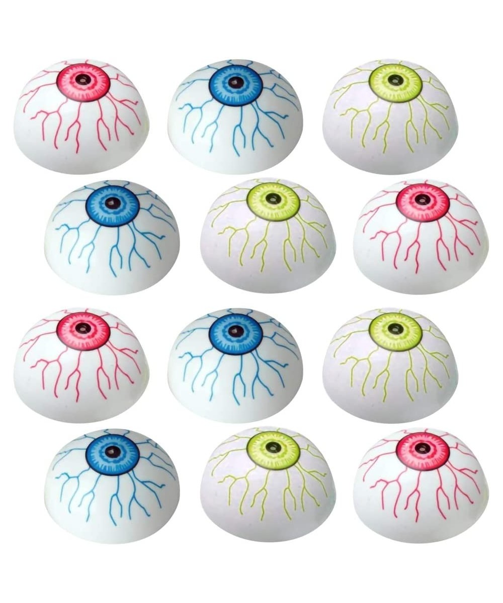 Eyeball Poppers Set of 12 Pop-Up Half Ball Toys in Assorted Colors Old School Retro 90s Toys for Kids Creepy Birthday Party F...