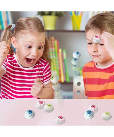 Eyeball Poppers Set of 12 Pop-Up Half Ball Toys in Assorted Colors Old School Retro 90s Toys for Kids Creepy Birthday Party F...