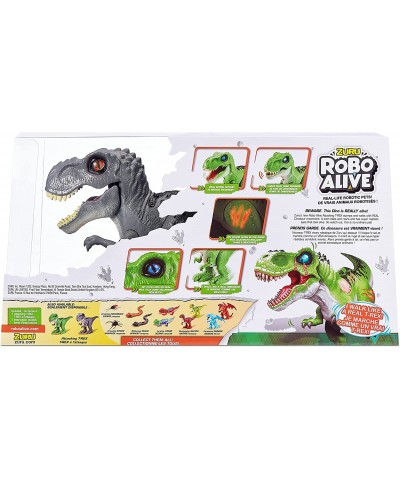 Attacking Grey T-Rex Battery-Powered Robotic Toy by Zuru $26.23 Electronic Pets