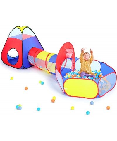 3 in 1 Ball Pits for Toddlers Kids Play Tent with Play Tunnel Pop Up Play Tent for Boys and Girls Toys for Babies Kids Gifts ...