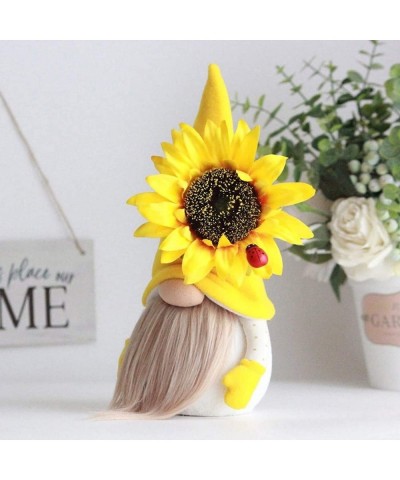 2PCS Bumble Bee Gnome Plush Ornaments Sunflower Gnome Plush Doll Bee Day Gifts for Kids Women Men Bee Decorations Ornaments f...