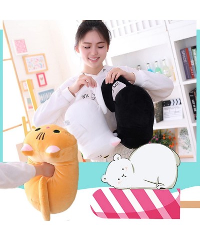 Black Cat Pillow Plush Toy Soft Fat Cat Stuffed Animal Plush Pillow Home Decor Cute Cat Pillow for Children Girls Boys Girlfr...