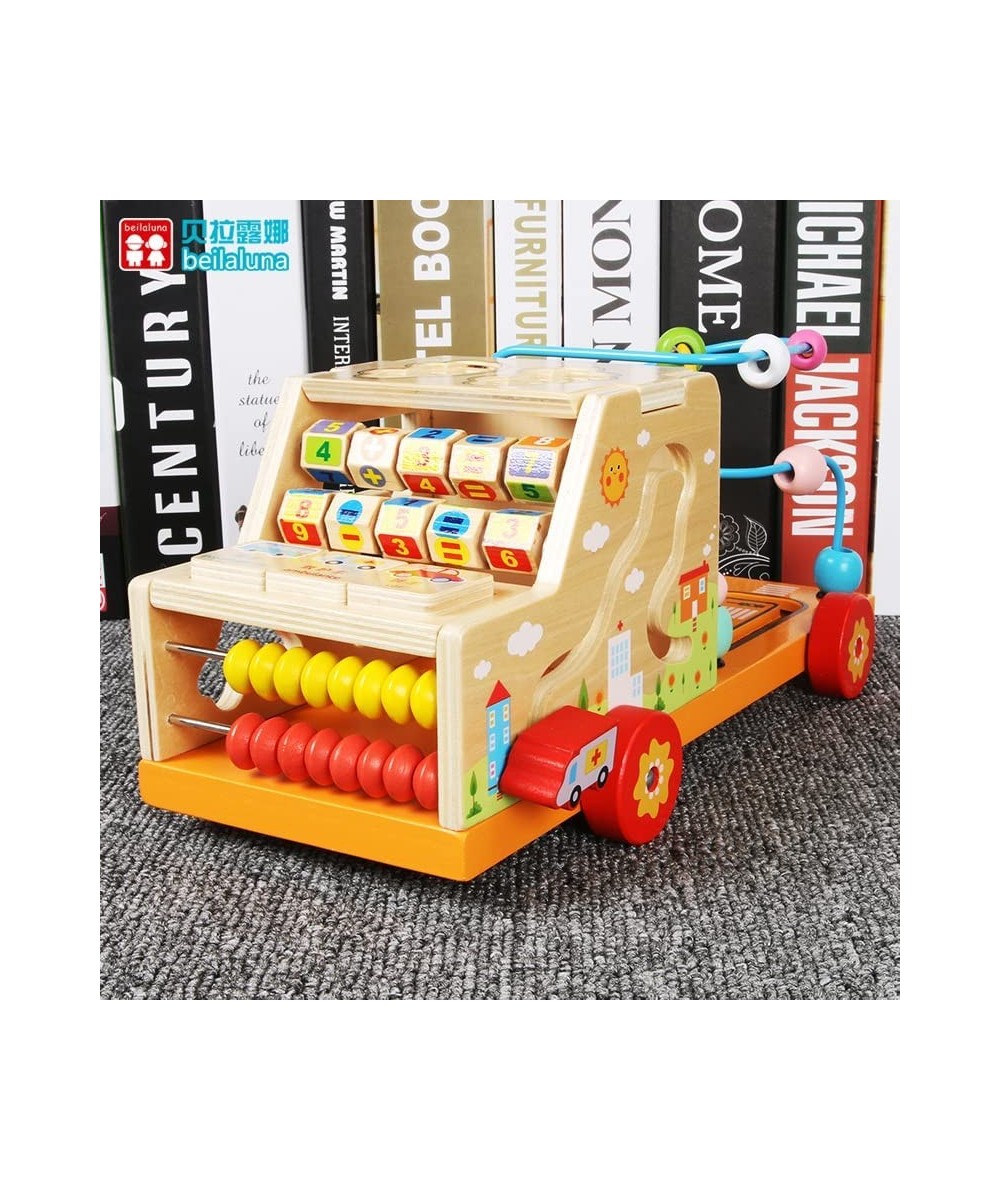 Wooden Multifunctional Studying Car $48.30 Kids' Play Trucks