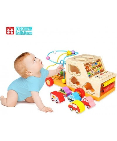 Wooden Multifunctional Studying Car $48.30 Kids' Play Trucks