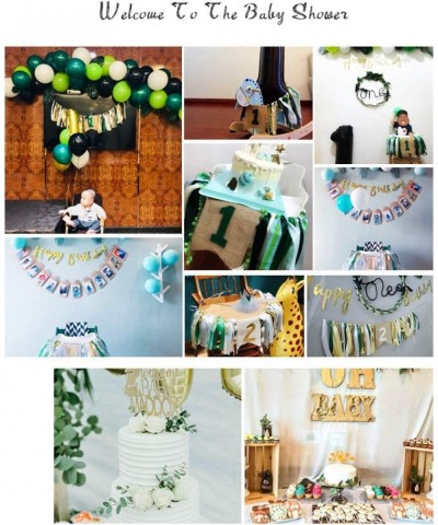 Jungle Theme Baby First Birthday Party Decorations Kit for Baby Boy's Girl's 1st Birthday Decorations for Photo Booth Props G...