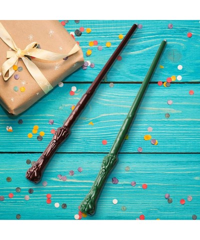 Light Up Magic Wand for Kids Sound Wizard Witch Illuminating Toy Brown Green $23.79 Magic Kits & Accessories