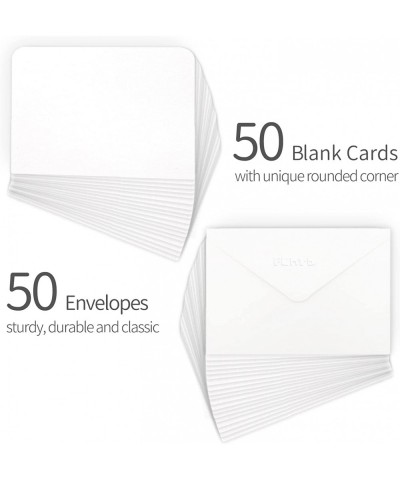 Blank Watercolor Cards and Envelopes 50 Cards 5''x7'' 140lb/300gsm White Acid-Free Heavyweight Paper for Watercolor Painting ...