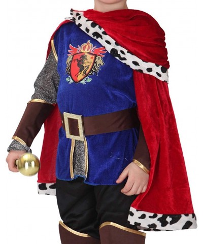 Boys Prince Charming Costume Prince King Cosplay Outfit Set for Halloween Christmas Party $46.19 Kids' Costumes